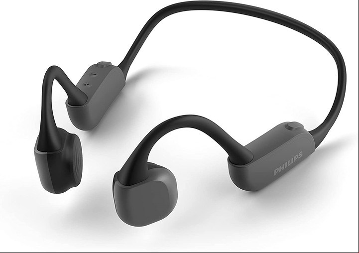 La tecnología Bone Conduction transmite el sonido a través de los huesos del cráneo. Traen luces LED en la parte posterior. $ 70.279.