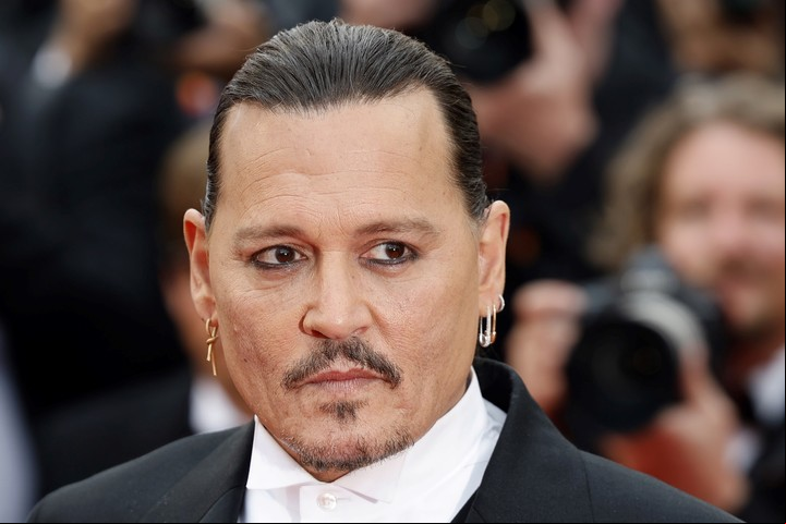 Peinado achatado. Johnny Depp, en la inauguración del Festival. Foto EFE