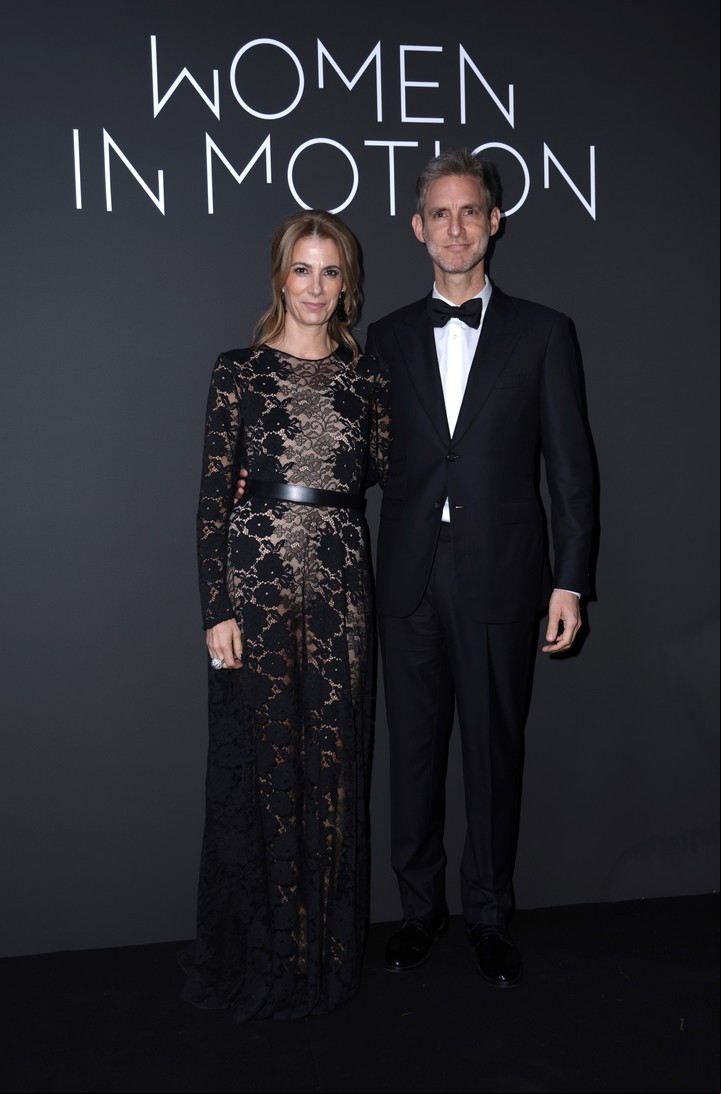 Anoche, el domingo 21, Maíia Marull y Damián Szifron llegan al Kering Women In Motion Awards, en Cannes. Obligaciones... Foto AP