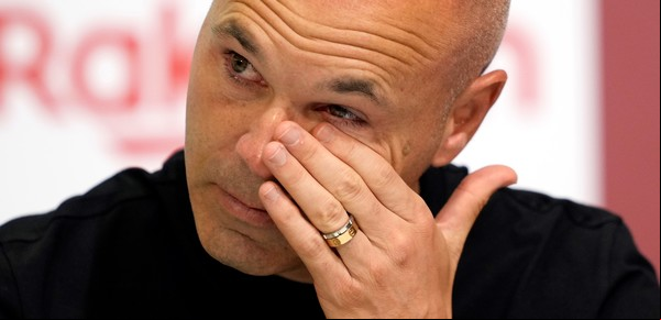 Andrés Iniesta cerró su paso por Japón entre lágrimas, busca club y habló de un posible regreso al Barcelona
