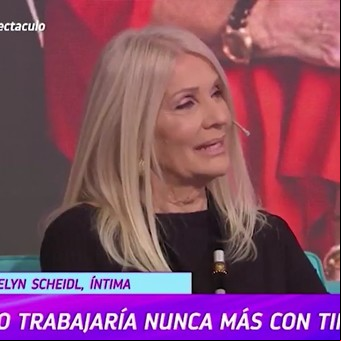 Evelyn Scheidl, sobre Marcela Tinayre: "No trabajaría nunca más con ella"