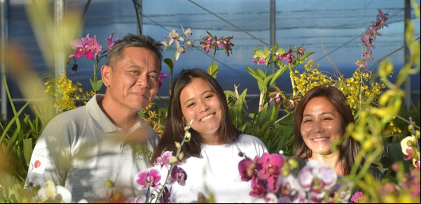 La Familia Ogata: de Japón a San Miguel cultivando orquídeas