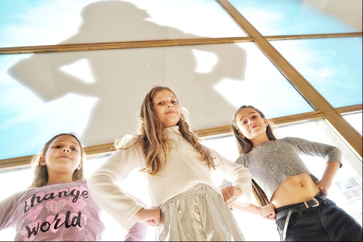 Catalina Picone, Isabella Sorrentino y Victoria Vidal. Foto: Martín Bonetto.