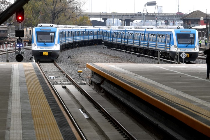 La estación Retiro de la línea Mitre también se vio afectada por las amenazas de bomba de este miércoles por la mañana. Foto: Télam
