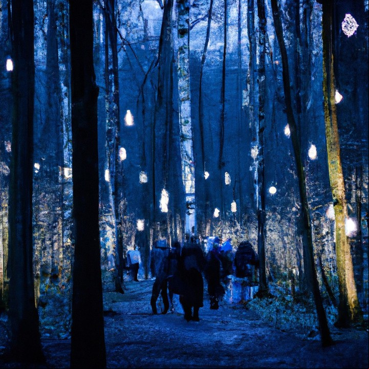 El enorme jardín se bañará de colores y puntos de luz que intentarán generar en los visitantes una experiencia mágica. Gentileza