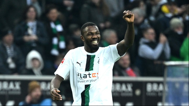 Marcus Thuram jugó las últimas cuatro temporadas en Borussia Mönchengladbach. Foto: Ina Fassbender / AFP.