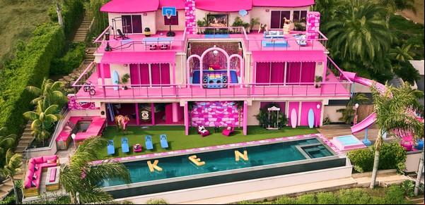 Para parejas: alquilan la casa real de Barbie y Ken