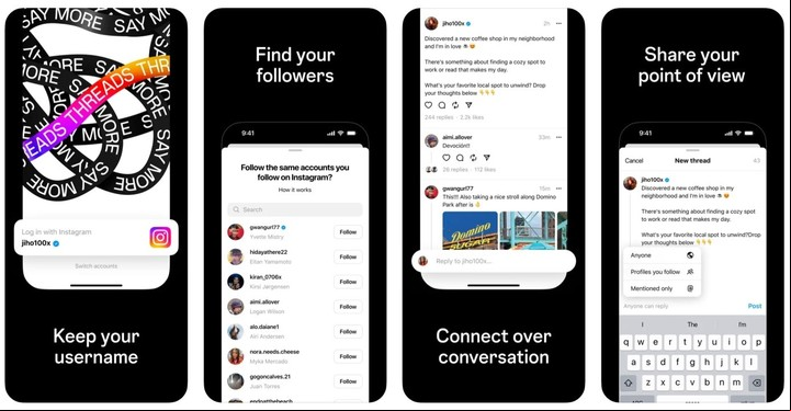 Así se ve la nueva red social.