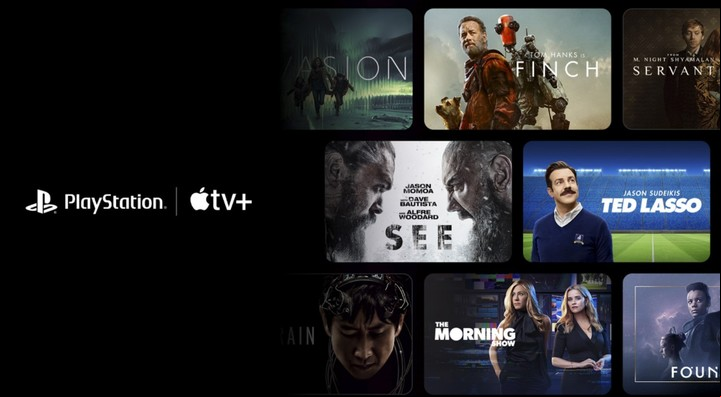 Apple TV en PlayStation 5.