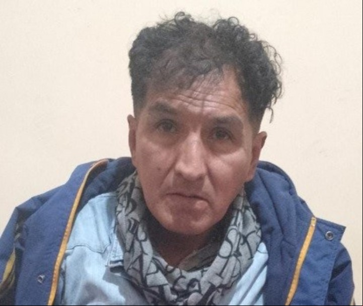 Tito Franklin Escobar Ayllon, detenido en Bolivia por una acusación de violación de 2015.