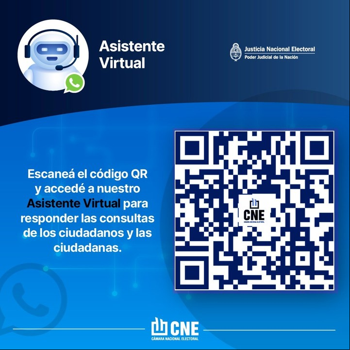Apuntar aquí la cámara del teléfono, con la lectura de QR activada. Imagen: Captura.