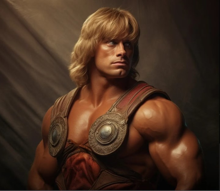 He-Man. Imagen: Midjourney.