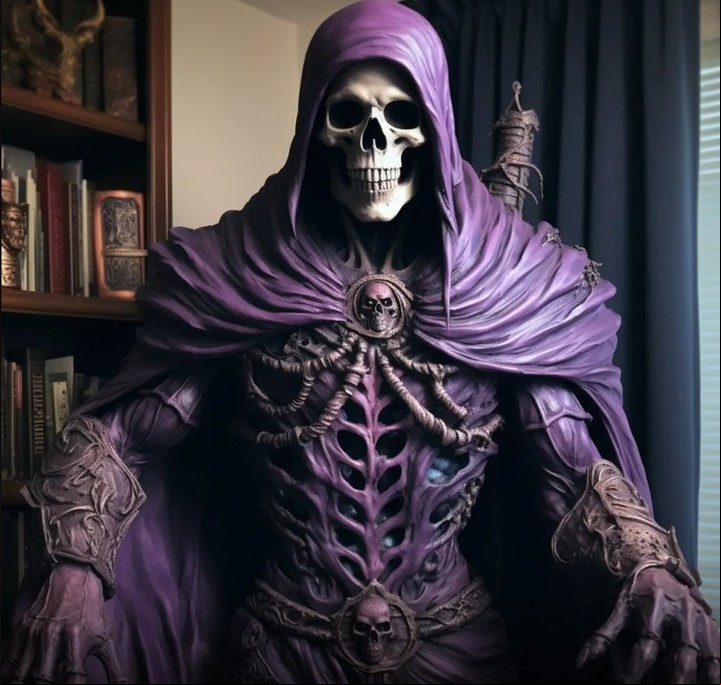 Skeletor. Imagen: Midjourney.