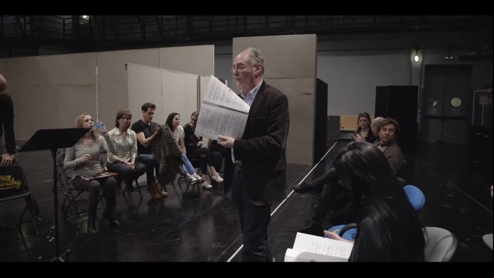 Gustavo Tambascio, director de escena argentino en la presentación que tuvo la ópera en Madrid.