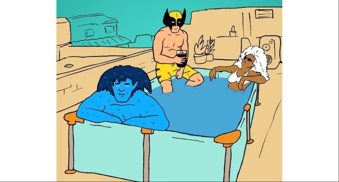 Los superhéroes de Marvel del Conurbano: toman fernet en una pelopincho y bailan cumbia