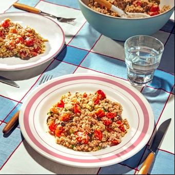 Ensalada de atún y cebada