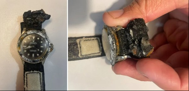 Encontró funcionando un reloj perdido hace cinco años en el fondo del océano