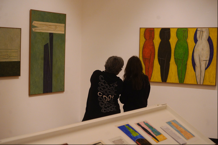 La muestra de Alfredo Hlito en el Museo Bellas Artes. Foto: Guillermo Rodríguez Adami