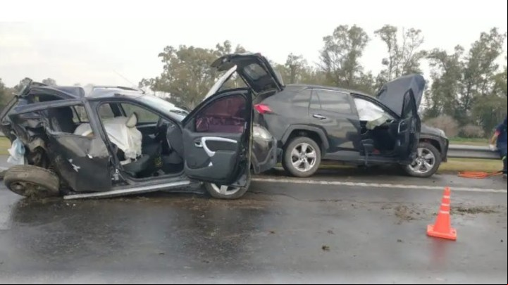 Triple choque fatal en Luján
