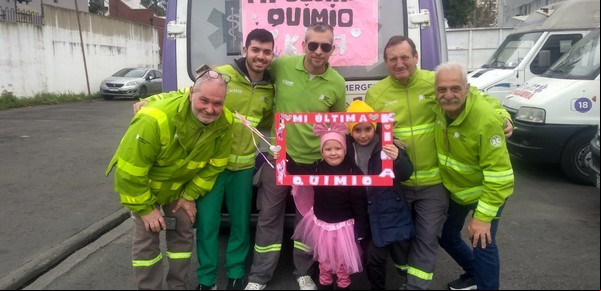 Ailín, la nena que tuvo que retrasar su tratamiento por un robo, se hizo su última quimio