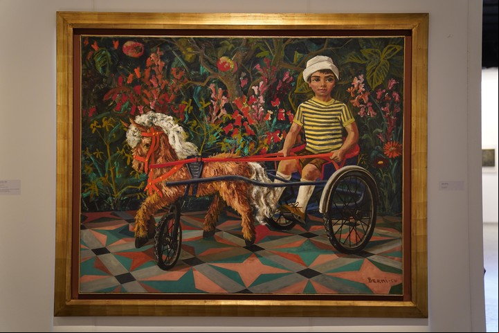 La galería Constitución vendió dos esculturas y tres pinturas de Alberto olini. Foto: Fernando de la Orden