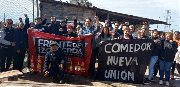 "Los piqueteros napolitanos": tres italianos viven la experiencia del corte y la protesta porteños, invitados por el Polo Obrero