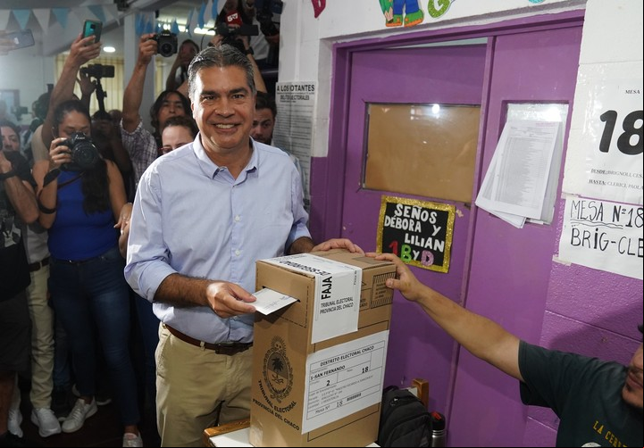 Jorge Capitaních busca la reelección.Foto: Marcelo Carroll.