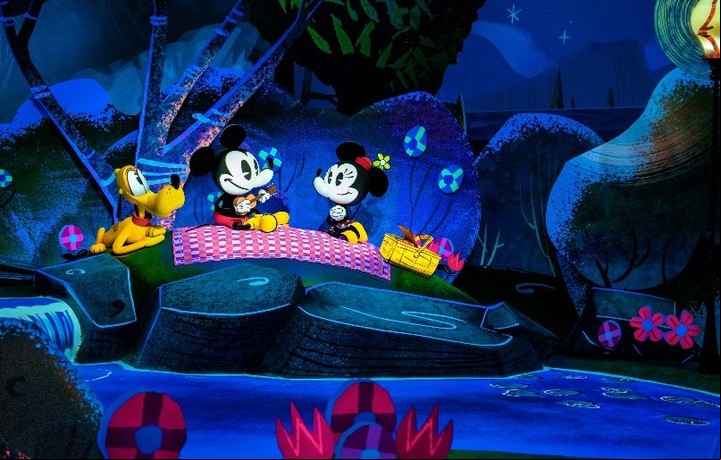 La atracción "Mickey & Minnie’s Runaway Railway". Foto Walt Disney World Resort