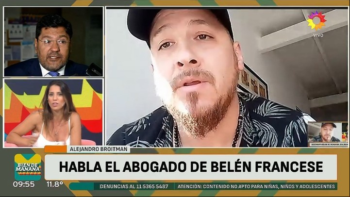 Martín Whitencamp en Bien de mañana. Captura de TV