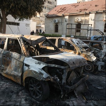 Israel asegura que el hospital de Gaza no está destruido, el cohete de un grupo terrorista lo golpeó en el parking: "Inflan el número de víctimas" 