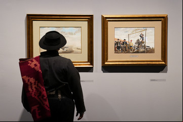 Con Florencio Molina Campos, los gauchos van a la academia 