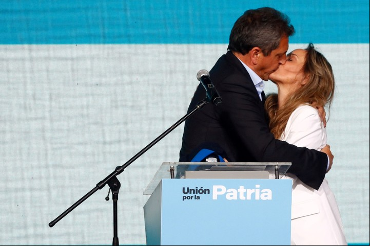 Malena Galmarini, la esposa de Sergio Massa. Foto REUTERS/Mariana Nedelcu.