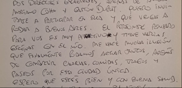Exclusivo: la carta que Luis Brandoni le escribió a Robert De Niro para que venga a filmar a Buenos Aires