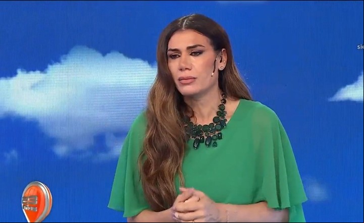 La emoción de Flor de la Ve al hablar de su hija. Captura TV.