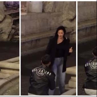 Se viralizó el video de la romántica propuesta de casamiento de Paulo Dybala a Oriana Sabatini