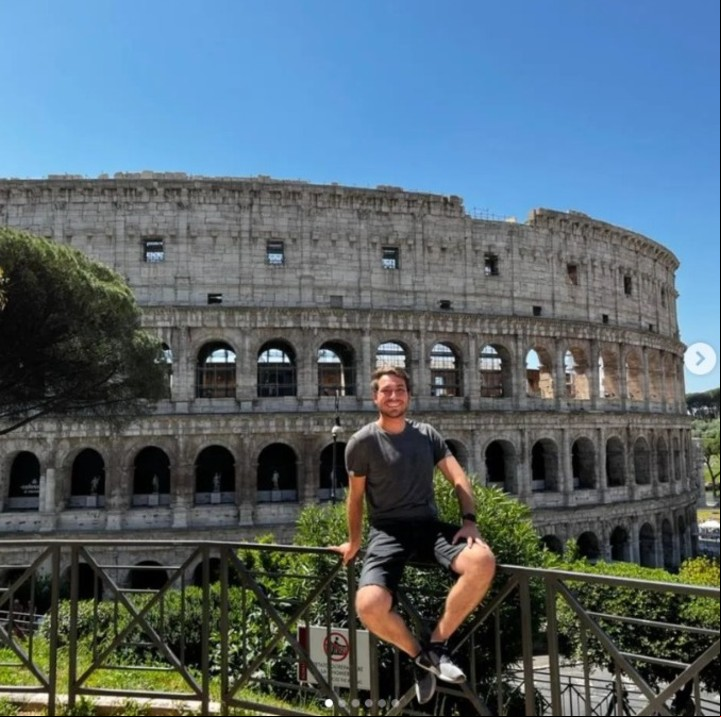 Mattia es periodista y también eligió Roma cuando decidió irse de Argentina.