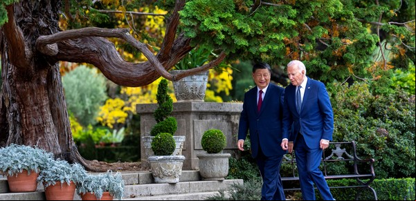 Biden y Xi se reunieron en un escenario para bodas de Hollywood y titanes tecnológicos