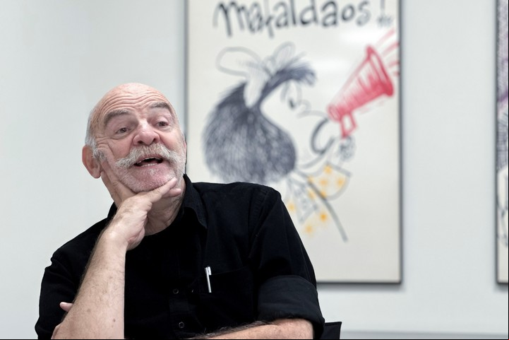 El cronista Martín Caparrós en Zaragoza a fines del año pasado. EFE/Javier Cebollada