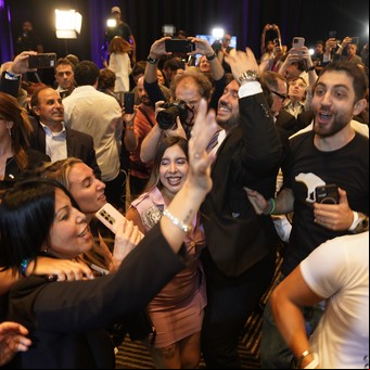 Elecciones 2023: las reacciones en los búnkers de Javier Milei y Sergio Massa cuando se dieron a conocer los resultados