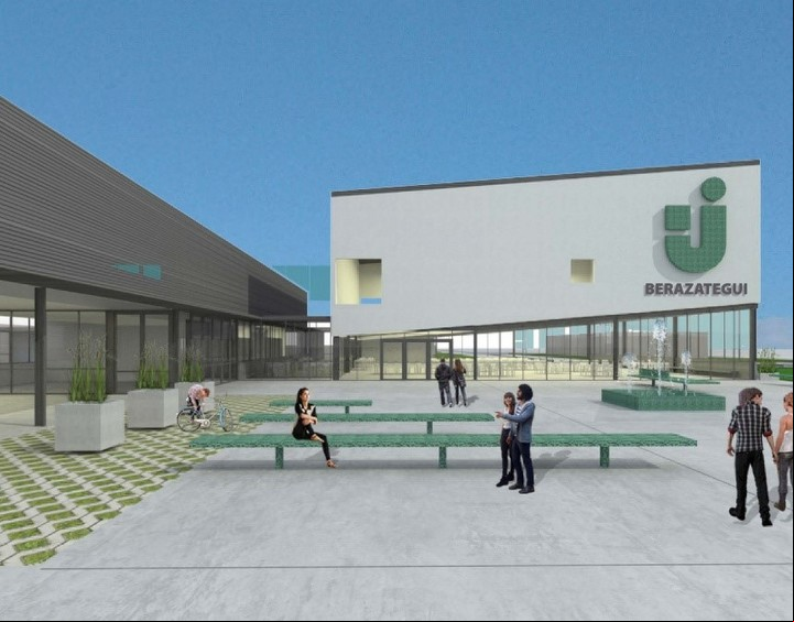 Croquis de como sera la nueva Universidad Nacional en Berazategui.