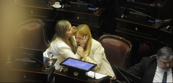El emotivo llanto de Anabel Fernández Sagasti por el recuerdo del fallecido senador Matías Rodríguez en el Congreso