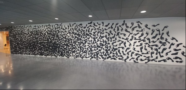 Bienalsur despliega su arte en el Centro Pompidou de Málaga