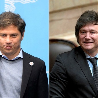 Una encuesta enfrentó a Javier Milei y Axel Kicillof: sus números, provincia por provincia