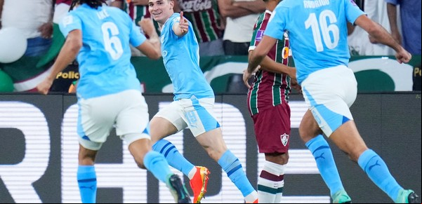 Julián Álvarez y su increíble gol a los 39 segundos y de pecho, nuevo récord en la final del Mundial de Clubes