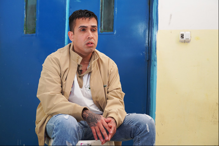 Julio Andrés Rodríguez Granthon, detenido en el Complejo Penitenciario 2 de Marcos Paz. Foto: Ema Flax
