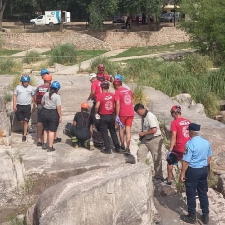 Del operativo trabajaron los Bomberos y Defensa Civil, entre otros.