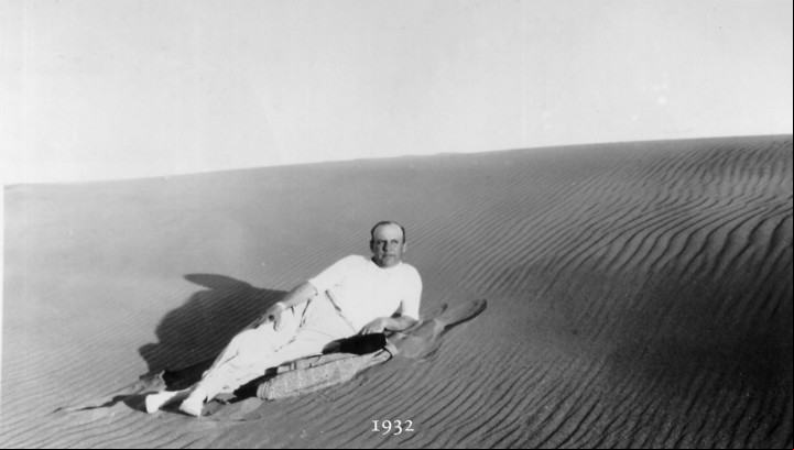 ¿El Sahara? No. Ostende en 1932.
