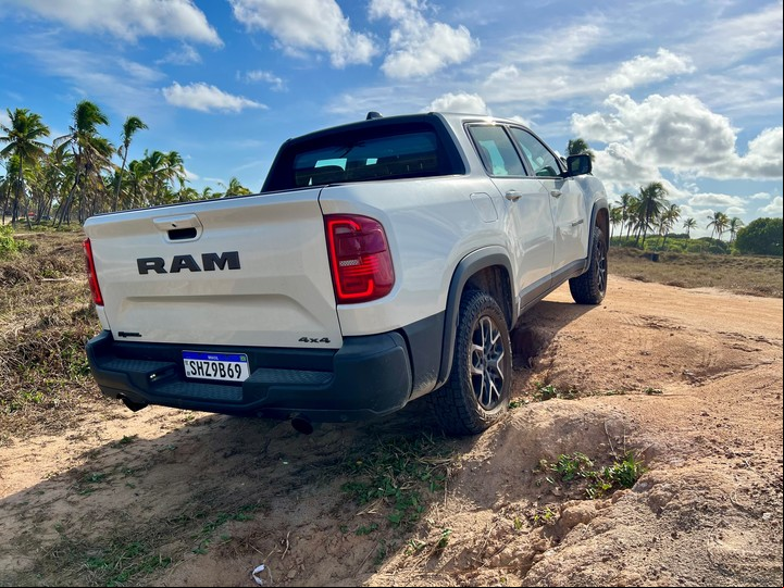 La Ram Rampage Rebel tiene un buen despeje del suelo (264 mm).