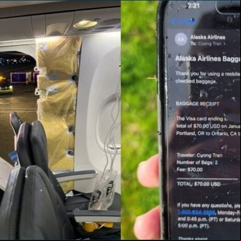 Un celular que cayó del Alaska Airlines fue encontrado intacto y funcionando