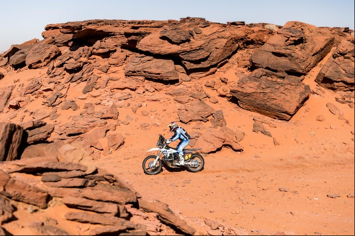 Luciano Benavides será otra vez uno de los argentinos que tendrá acción en el Rally Dakar. Foto EFE/EPA/Aaron Wishart